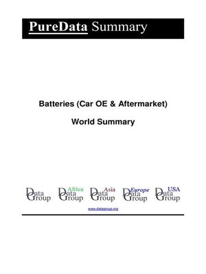 cover image of Batteries (Car OE & Aftermarket) World Summary